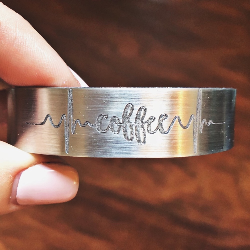 Coffee aluminum cuff